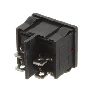 Выключатель 25*20 красный 4PIN подсветка