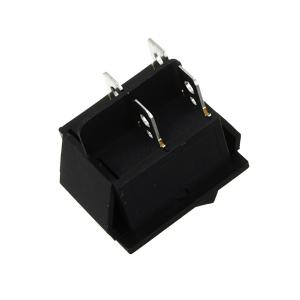 Выключатель 25*30 черный 4 контакта, 2 положения