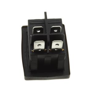 Выключатель 29*38 зеленый 4 контакта, 2 положения, влагозащищенный