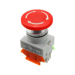 Выключатель аварийный кнопочный, грибовидный 10А 