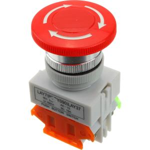 Выключатель аварийный кнопочный, грибовидный 10А Rexant