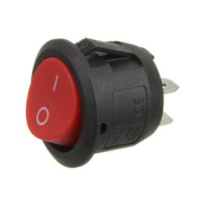 Выключатель d23 2 контакта 2 положения красный