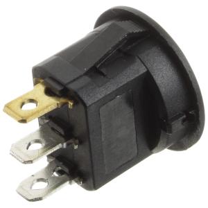 Выключатель d23мм 3 контакта ON-OFF KCD1-101N-8-C3-R/3P Ruichi красный с подсветкой