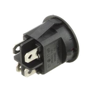 Выключатель d23мм 4 контакта ON-OFF WR-3107R 4P красный с подсветкой