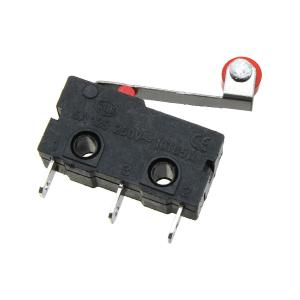 Выключатель KW11-7 3А рычаг с роликом 20мм 6*10*20ММ