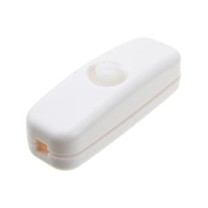 Выключатель сетевой для БРА 15*15*45мм, проходной, белый