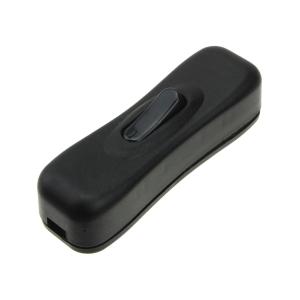 Выключатель сетевой для БРА 19*19*60мм, проходной, черный