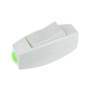 Выключатель сетевой для БРА белый, концевой