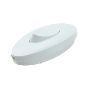 Выключатель сетевой для БРА проходной белый 6А 