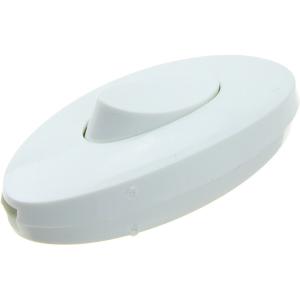 Выключатель сетевой для БРА проходной белый 6А 