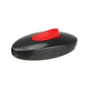 Выключатель сетевой для БРА проходной черный/красный 6А Smartbuy