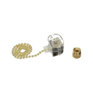 Выключатель сетевой с цепочкой 270ММ. Gold