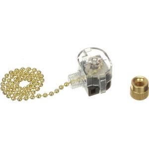 Выключатель сетевой с цепочкой 270ММ. GOLD