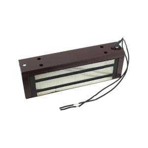 Замок электромагнит М1-200 12V 0.4A с планкой, коричневый