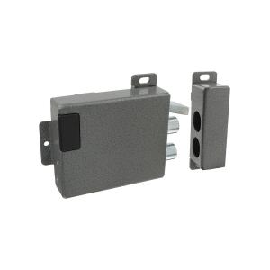 Замок электромеханический накладной Полис 11-01, серый