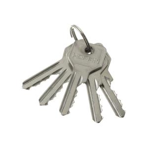 Замок электромеханический накладной Полис 12, серый