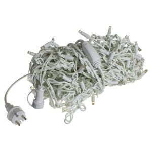 Занавес 240 LED мерцание, 3х2м. Соединяемый. разноцветный свет. Провод белый