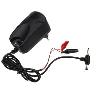 Зарядное устройство 6-9-12В 2А штекер питания 3.4*1.4/5,5*2,5/крокодилы зарядка для фонарей