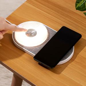 Зарядное устройство беспроводное K29T 5В 2.1А; 9В 2А, ночник 