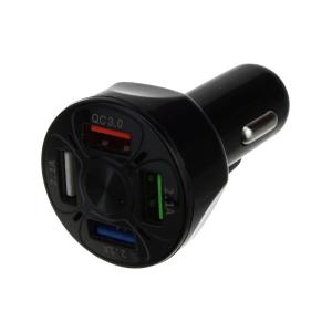 Зарядное устройство BK-358 вход штекер прикуривателя, выход 4USB(G) 5/9/12В 7/1.8А