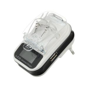 Зарядное устройство универсальное для ACC LCD 220В USB(G) (лягушка)