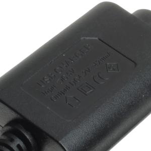 Зарядное устройство USB для аккумулятора eGo-CL, М6 папа на проводе 3см