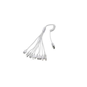 Зарядное устройство USB Универсал Multi кабель 10 переходников 1M витой