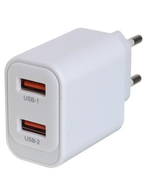 Зарядное устройство вход 220В/выход 2USB(G) 5А шнур Usb- Type C JB133 Jokade, белое