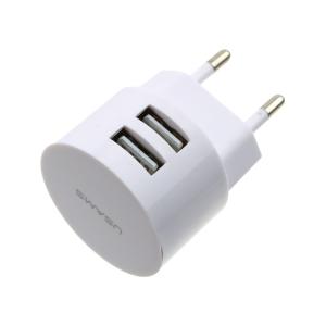 Зарядное устройство вход 220В/выход 2USB(G) 5В 2,1А Т20