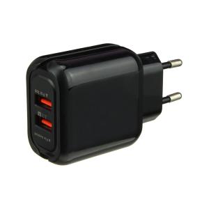 Зарядное устройство вход 220В, выход 2USB(G) 5В 3.1А MRM
