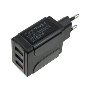 Зарядное устройство вход 220В/выход 2USB(G) 5В 3,5А 9В 2А, 12В 1,5А