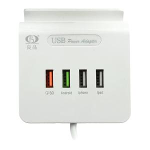 Зарядное устройство вход 220В/выход 4USB(G) 5В 2.1/3А; 9В 2А; 12В 1,5А 
