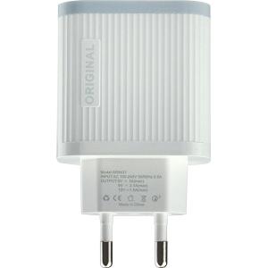 Зарядное устройство вход 220В/выход 4USB(G) 5В 3,1А; 9В 2,4А; 12В 1,5А 