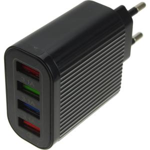 Зарядное устройство вход 220В/выход 4USB(G) 5В 3,5А; 9В 2А; 12В 1,5А 
