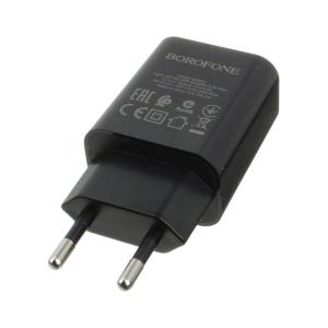 Зарядное устройство вход 220В/выход Type C(G) 5В 3А, 9В 2.2A, 12В 1.67A Borofone BA65A