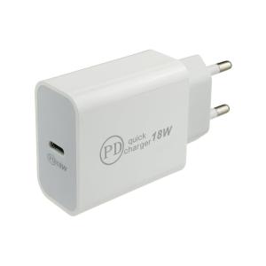 Зарядное устройство вход 220В/выход Type C(G) 5В 3А, 9В 2A, 12В 1.5A Для быстрой подзарядки 11 iPhone