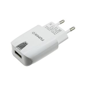 Зарядное устройство вход 220В/выход USB(G) 5В 1А Fumiko