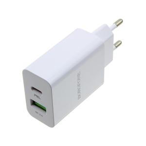 Зарядное устройство вход 220В/выход USB(G), Type C(G) 3А Borofone BA56A PD20W