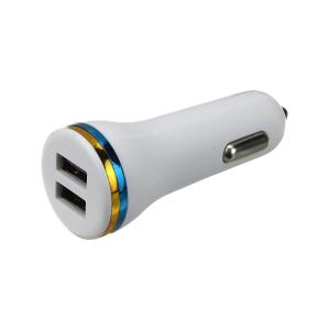 Зарядное устройство вход штекер прикуривателя, выход 2USB(G) 5В 2.1/1А К-09