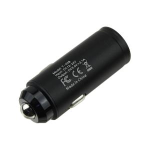 Зарядное устройство вход штекер прикуривателя, выход 2USB(G) 5В 3.1А, черное