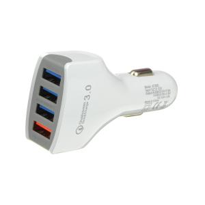 Зарядное устройство вход штекер прикуривателя, выход 4USB(G) 5/9/12В 7/1.8/1.5А