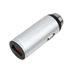 Зарядное устройство вход штекер прикуривателя, выход USB(G) 5В 3А 9В 2А 12В 1.5А, серый