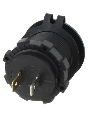 Зарядное устройство врезное, выход USB(G), TypC(G) 5В 3/2А AC07