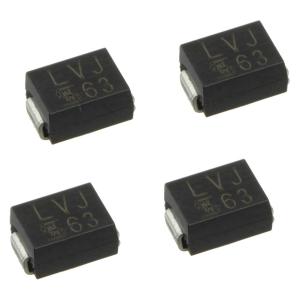 Защитный диод 36В 600Вт P6SMB36CA (LVJ) SMB TSC (упаковка 4шт) двунаправленный