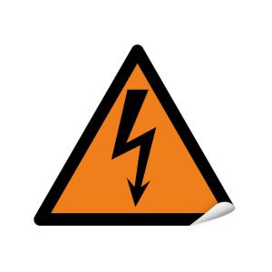 Знак безопасности Молния 150x150x150 треугольник уп. 3шт