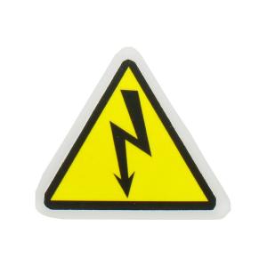 Знак безопасности Молния 60x60x60 треугольник 