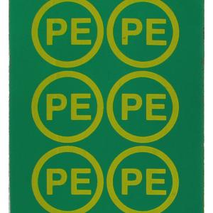 Знак безопасности PE d25мм уп. 18шт