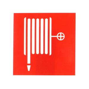 Знак наклейка "Пожарный кран" 100x100мм 