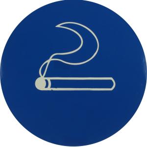 Знак наклейка "Разрешено здесь" 195мм 